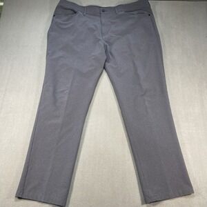 Public Rec Men's 42x32 Gamechanger Pants Gray Stretch Straight Leg Comfort